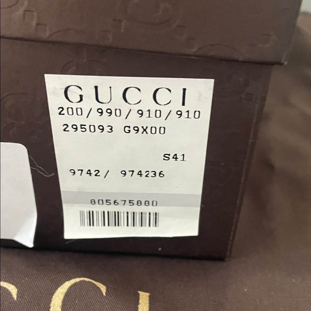 Gucci Brown Patterned Women's Sandals - Picture 2 of 10